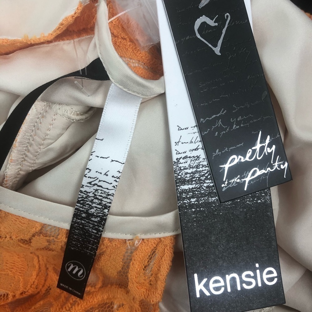 Kensie Halter Dress Layered Lace Mini - Picture 5 of 6